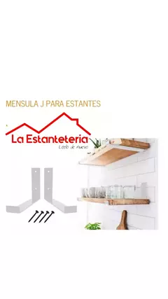 Mensulas BLANCAS de Hierro para Estante Repisa Industrial medidas 15/20/25/30 cm en internet