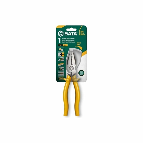 Alicate Eletricista Profissional Isolado 8" - ST75104L - Sata