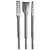 Conjunto Ponteiro e Talhadeiras SDS-PLUS com 3 Peças E-04911 - Makita