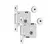 Fechadura 1004 Par Roseta Redonda Tetra Externa Inox - Stam