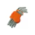 Jogo de Chaves Torx Longa com Furo T10 a T50 com 9 Peças - 03517268 - Starfer - comprar online