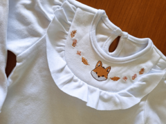 Conjunto Body Algodão Egípcio Babadinho Bordado Calça Cotele - comprar online