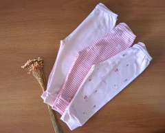 Kit 3 Calças Rosa