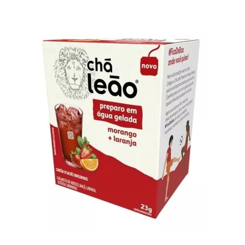 Chá Leão Morango + Laranja 23g