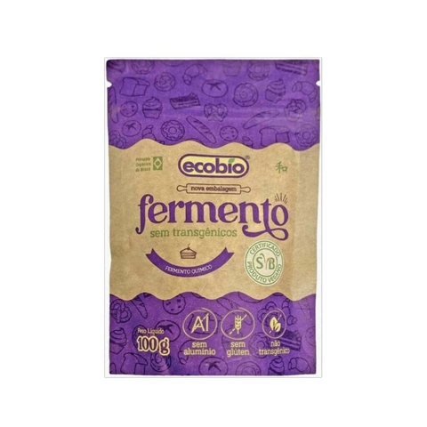 Fermento Sem Alumínio Ecobio 100g