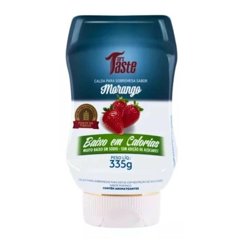 Calda Sabor Morango Baixa em Calorias 335g