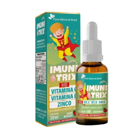 Imuni-Trix Vitaminas C, D e Zinco 30ml