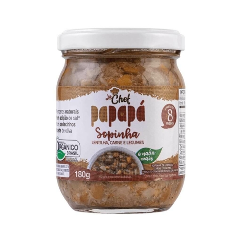 Sopinha Orgânica com Lentilha, Carne e Legumes 180g - comprar online