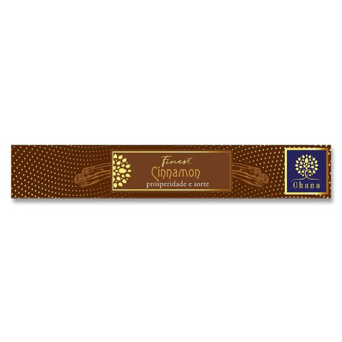 Incenso Artesanal Ohana Cinnamon (Prosperidade e Sorte) - comprar online