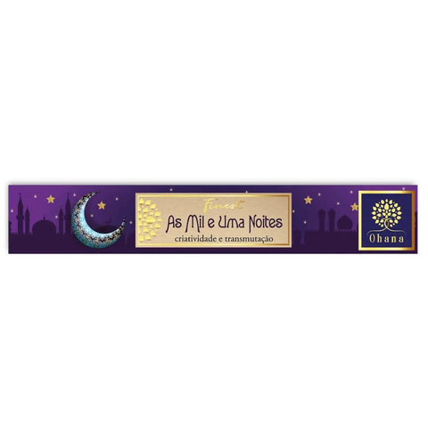 Incenso Artesanal Ohana As Mil e Uma Noites (Criatividade e Transmutação) - comprar online