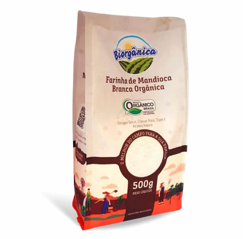 Farinha de Mandioca Orgânica 500g