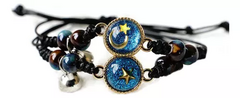 Pulseras x2 San Valentin - Hilo - Luna/Estrella - Micro Shop