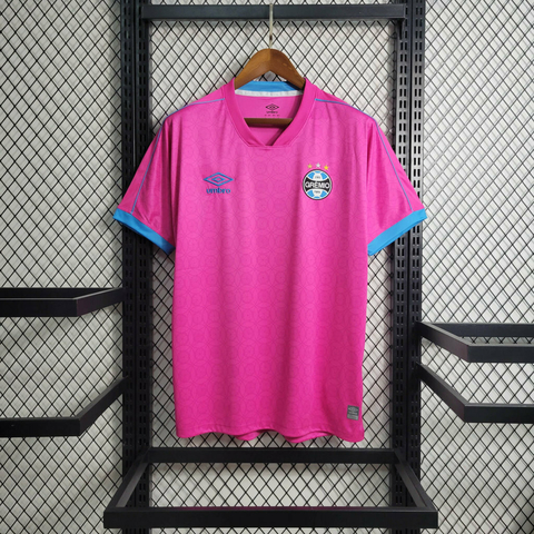 CAMISA EDIÇÃO OUTUBRO ROSA GRÊMIO 23/24 - TORCEDOR MASCULINA - ROSA