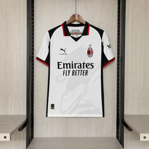 CAMISA EDIÇÃO ESPECIAL AC MILAN 26/27- TORCEDOR MASCULINA - CINZA