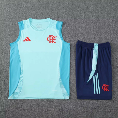 KIT TREINO FLAMENGO 25/26 - TORCEDOR MASCULINA - AZUL - comprar online