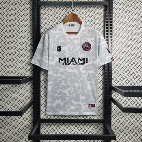CAMISA EDIÇÃO ESPECIAL MIAMI FC 23/24 - TORCEDOR MASCULINA - BRANCO