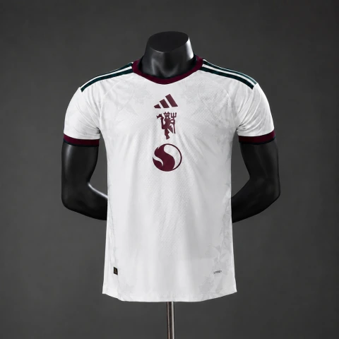 CAMISA II MANCHESTER UNITED 26/27- JOGADOR MASCULINA - OFF-WHITE