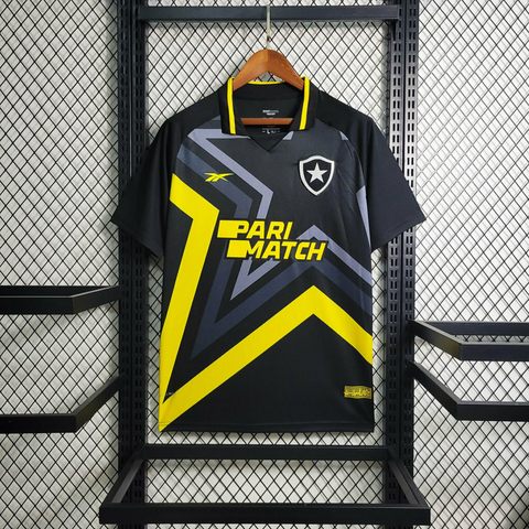 CAMISA DE GOLEIRO BOTAFOGO 23/24 - TORCEDOR MASCULINA - PRETO