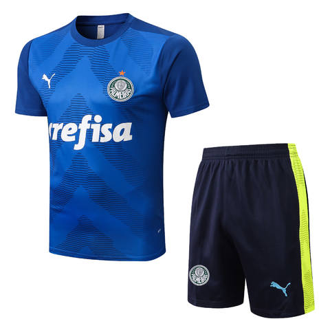 KIT TREINO SE PALMEIRAS 23/24 - TORCEDOR MASCULINA - AZUL
