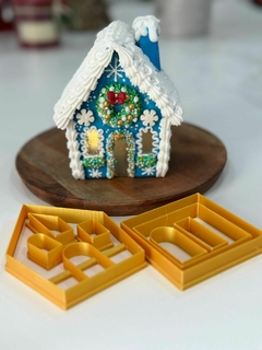 Casinha de Natal 3D MOD 2 - KND CORTADORES