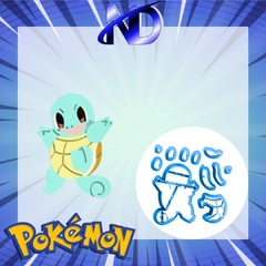 CORTADOR POKEMON SQUIRTLE MODULAR