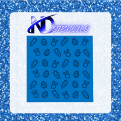TEXTURA ESTÊNCIL - PASCOA - MOD 2