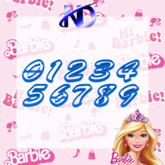 CORTADOR NUMERAL BARBIE
