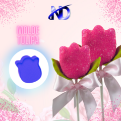CAKE POP - FLOR TULIPA