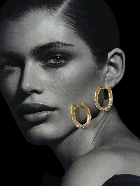 Arracada diamantada u