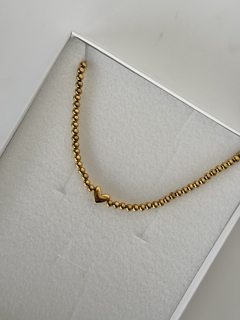 Collar balín corazón - comprar en línea