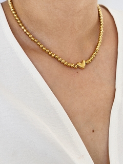 Collar balín corazón en internet