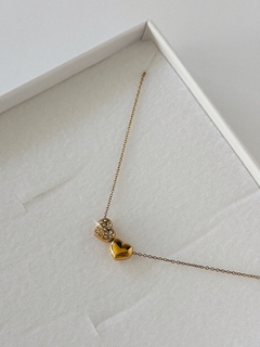 Collar dos corazones
