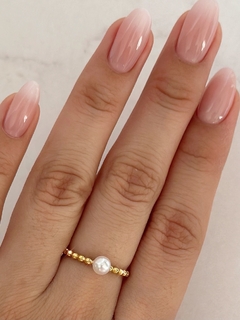 Anillo perla