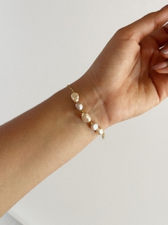 Pulsera 5 perlas