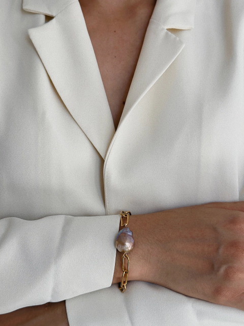 Pulsera Barroca Lila