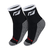 MEIA POLYFIBRE MASCULINA 2 PARES 41/44 PRETA