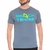CAMISETA MASCULINA SHARK BEACH CINZA M