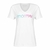 CAMISETA FEMININA DECOTE V MORMAII SAMANTHA BARIJAN BRANCA M