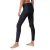 CALÇA LEGGING FEMININA SHARK PRETA/AMARELO P