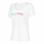 CAMISETA FEMININA DECOTE V MORMAII SAMANTHA BARIJAN BRANCA G - comprar online