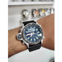 Relógio Aqualand JP2000 Série Prata Azul