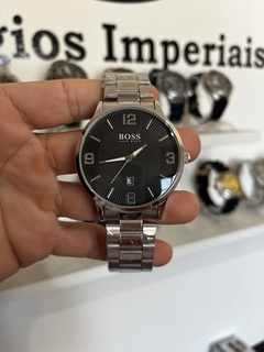 Relógio H Boss Prata Aço