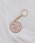 Chaveiro Happy Place - Rosa