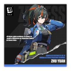 Zenless Zone Zero Cuadro de Arte Modelo B003 Zhu Yuan - comprar online