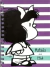 ANOTADOR MAFALDA 9X14 VIOLETA ESPIRAL