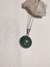 Medallita de ágata verde