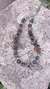 Collar Iluminación (largo a pedido). Ojo de tigre+ ágata musgo+ labradorita. - comprar online
