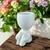 Vaso decorativo em cerâmica mini - 9.5x7x9.5cm