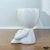 Vaso decorativo em cerâmica mini - 9.5x7x9.5cm na internet