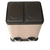 Lixeira Inox Twins 2 Compartimentos 15L Cada – Ideal para Reciclagem na internet